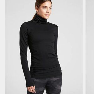 ATHLETA Flurry Blizzard Seamless Turtleneck M